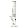 Black Leaf - ELITE Cylinder 6-arm Perc Bong with Carb Hole - Side View 2
