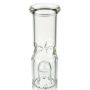 Black Leaf - ELITE Cylinder 6-arm Perc Bong with Carb Hole - Splash Guard 