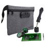 The Happy Kit Happy Dab Pouch Lockable Travel Kit | Grey