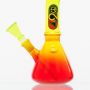 Amsterdam 420 Rasta Beaker Base Glass Bong Gift Set | 9 Inch - Close Up Bong