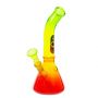 Amsterdam 420 Rasta Beaker Base Glass Bong Gift Set | 9 Inch - Side View 1 Bong
