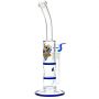 Black Leaf - Glass Bong with Double HoneyComb Disc Perc - 36cm - Side View 5