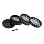 G-Spot - Aluminum Magnetic Herb Grinder - 4-part - 62mm - Black