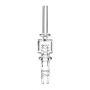 Pulsar Quartz Vapor Straw Tip with Honey Catcher | Side View 14.5mm