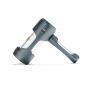 Pyptek Aluminum and Glass Bubbler | Gunmetal | side view 2