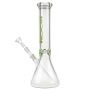 ROOR Little Sista Beaker Ice Bong 7.0mm Green logo | 35cm | 14.5mm - Side View 4