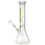 ROOR Little Sista Beaker Ice Bong 7.0mm Green logo | 35cm | 14.5mm - Side View 2