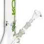 ROOR Little Sista Beaker Ice Bong 7.0mm Green logo | 35cm | 14.5mm - Ice Notches 