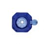 Glass Diamond Herb Bowl with Handle | 14.5mm | Blue | Top View