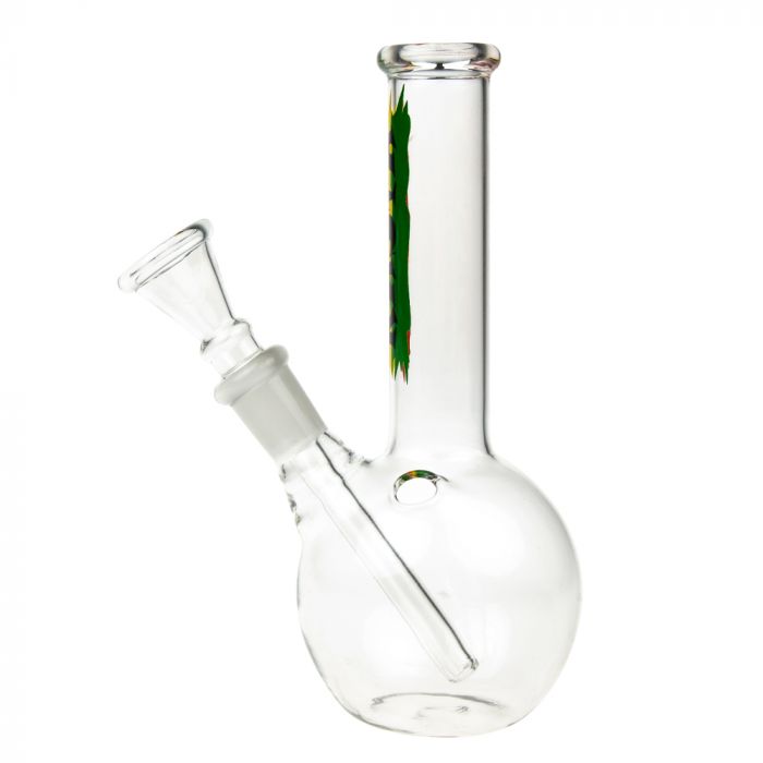 Mini Glass Bongs for Smoking Cannabis Bong Size Rasta 10 cm