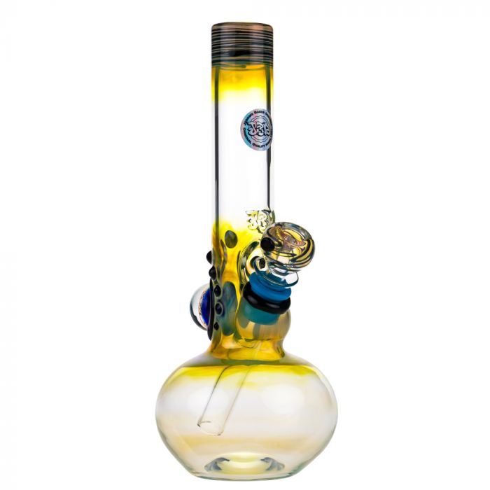 Jerome Baker Designs and GrassCity Dichro Fumed Glass Ice Bong | Green