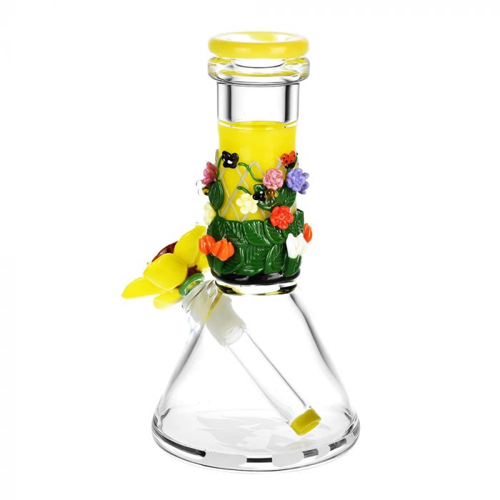 Empire Glassworks Flowers Baby Beaker Bong