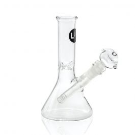 Clear Hookah Water Pipe 8/'/' Glass Bongs Smoking Pipes w// Ice Catcher