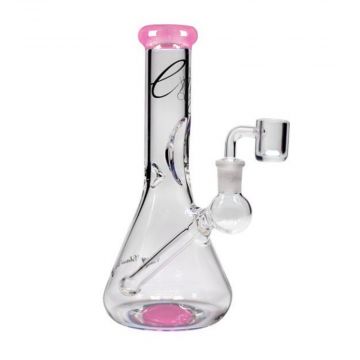 Envy Glass Beaker Banger Hanger | 7.5 Inches | Pink Cadillac