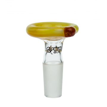 G-Spot Glass - Color Pure Bowl - 14.5 mm - Amber