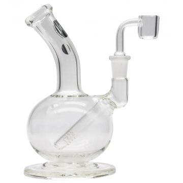 LA Pipes Bubble Concentrate Rig with Fixed Downstem | Side view 1