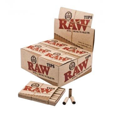 RAW Pre-Rolled Tips (21 Tips Per Pack) - 20 Pack