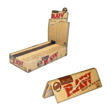 RAW Organic Hemp 1 1/4 Rolling Papers - 24 Pack