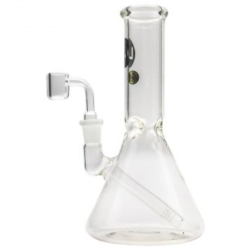 LA Pipes Beaker Base Dab Rig with Fixed Downstem | Side View 1