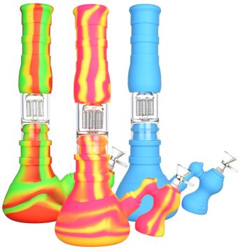 Jellyfish 3-in-1 Silicone Beaker Bong with Ashcatcher