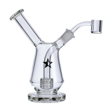 Famous X Drip Dab Rig | 7 Inch | side view 1