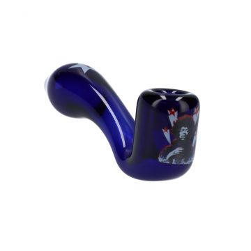 Famous Brandz Jimi Star Glass Sherlock Pipe | 4 Inch