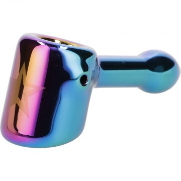Famous X Prism Fumed Hammer Pipe | side view 1