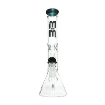 M&M Tech Chandelier Perc Beaker Ice Bong | Black