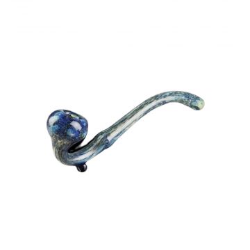 Fumed Sherlock Glass Pipe | Blue