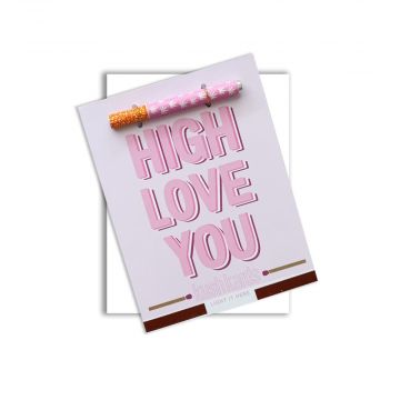 KushKards One Hitter Greeting Cards | High Love You