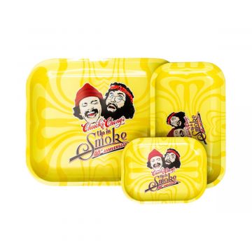 Cheech & Chong’s 40th Anniversary Aluminum Rolling Tray | Yellow