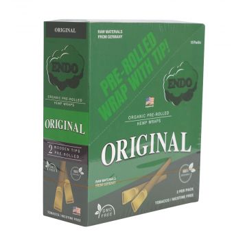 Endo Pre-Rolled Hemp Wraps - 15 Pack | Original 