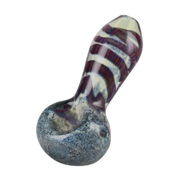 Frit & Cord Worked Spoon Hand Pipe | View 1