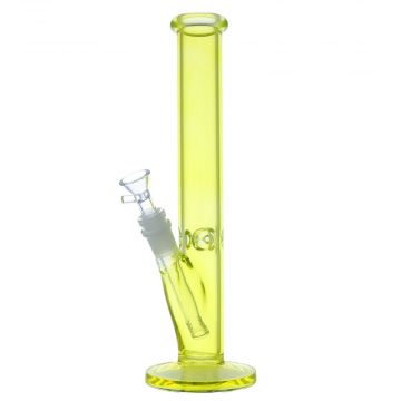  Straight Cylinder Neon Glass Ice Bong