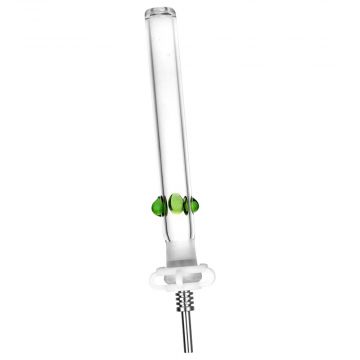 Classic Glass Honey Vapor Straw Collector | Clear