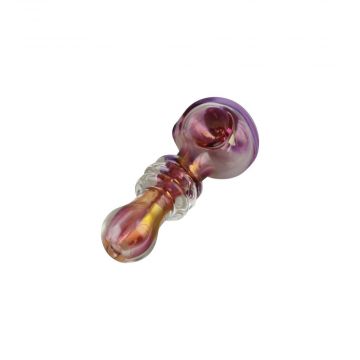 Jetson Gold Fumed Glass Spoon Pipe | Side View 1