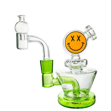 Goody Glass Big Face Mini Rig 4-Piece Kit | Green