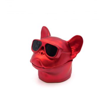 Cloud 8 French Bulldog Grinder with Storage | Red