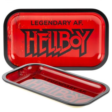 Hellboy Aluminum Rolling Tray | Red & Black | Medium