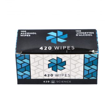 420 Cleaning Wipes | Box of 100