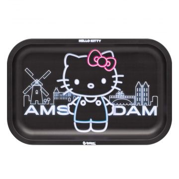 G-Rollz Hello Kitty Neon Amsterdam Rolling Tray | Medium