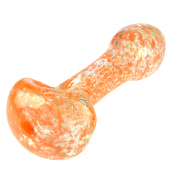 Glassheads Spoon Pipe with Scatter Frit - Orange