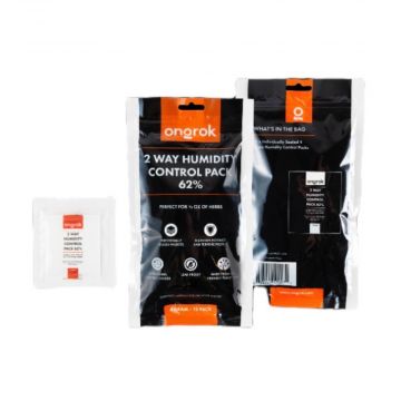ONGROK 62% Two Way Humidity Packs | 4 Grams | Pack of 12