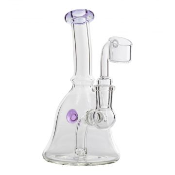 For Whom the Bell Tolls Bell Dab Rig with Colored Marble and Accents | Frost