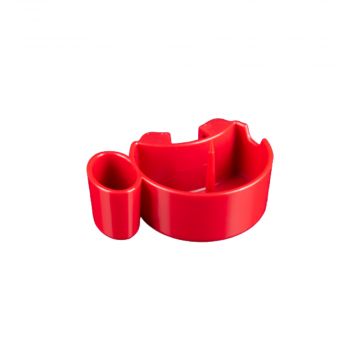 SnowTree TreeHouse Ashtray | Red | Side view 1