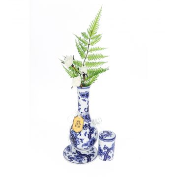My Bud Vase "Joy" Chinese Porcelain Vase Bong Set