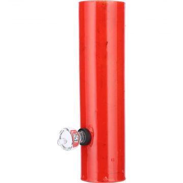 Bamboo Plain Steamroller Pipe | Red | Side view 1