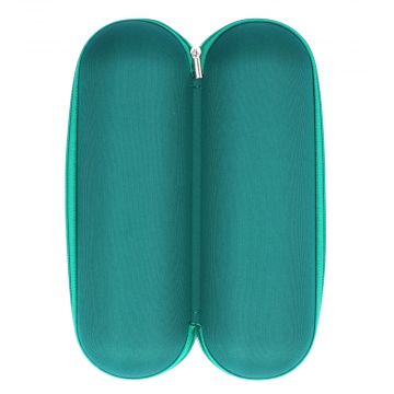 Padded Hard Case | Large | Green - Top View 