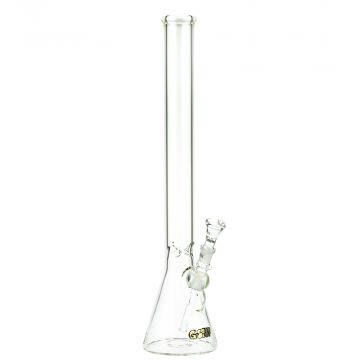 G-Spot Glass Beaker Ice Bong with Real Gold Logo | 55cm - Side View 1