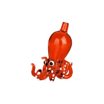 Octopus Themed Directional Carb Cap | Red